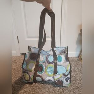 Stylish Multicolor Tote Bag By Thirty-One